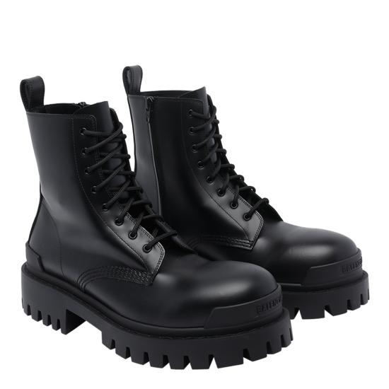 26FW 발렌시아가 스트라이크 집 레더 부츠 844967 WA9601000 BLACK - BALENCIAGA