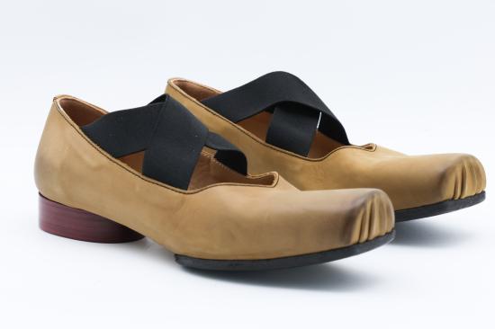 26FW 우마 왕 힐/펌프스 US9006 UW247 MUSTARD RED - UMA WANG