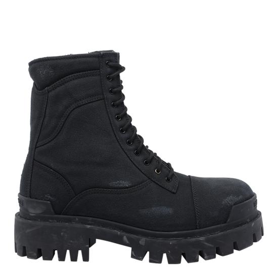 26FW 발렌시아가 컴뱃 스트라이크 부츠 845015 W2H111000 BLACK