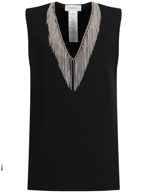 26FW 스포트막스 탑 SPXFAGLIA 003 NERO