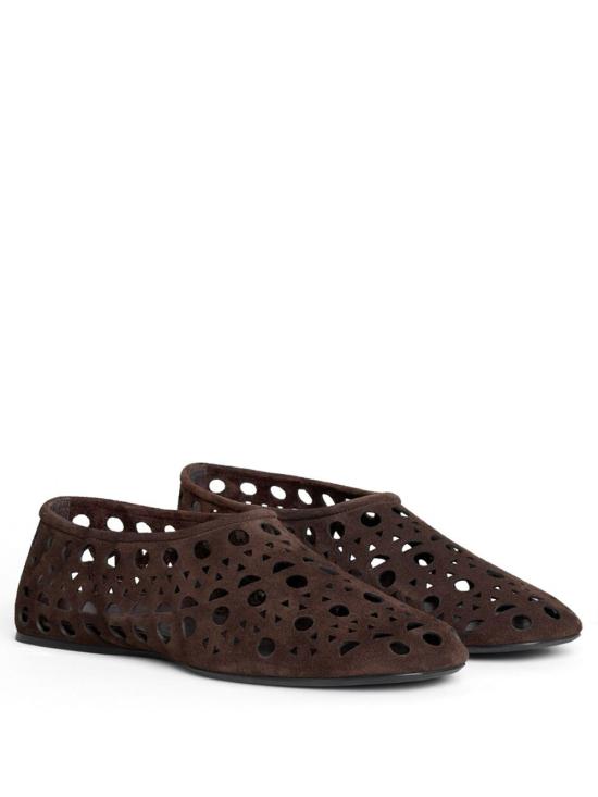 26FW 알라이아 플랫 슈즈 AA3A1039I236 719 CHOCOLAT - ALAIA