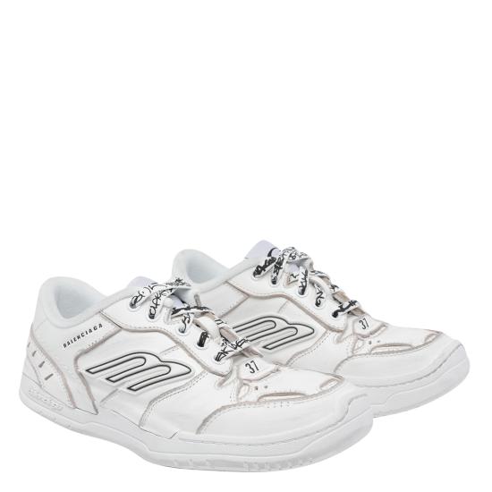 26FW 발렌시아가 햄튼스 미디움 원 아웃 스니커즈 841763 WCURS9000 WHITE - BALENCIAGA