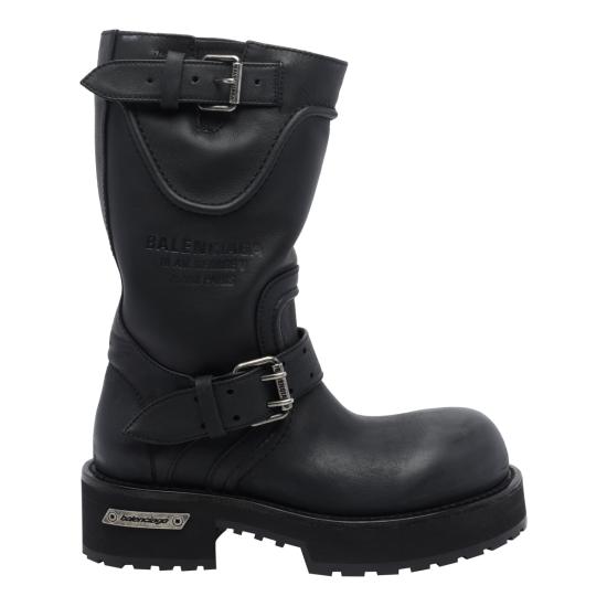 26FW 발렌시아가 VENOM 베놈 미들 부츠 833585 WCAL11080 BLACK
