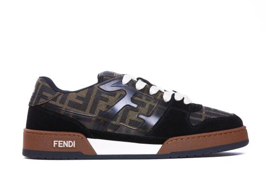 26FW 펜디 매치 스니커즈 7E1688 AQ6IF1PXA Black