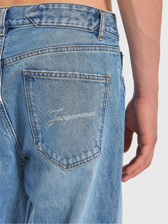26FW 자크뮈스 스트레이트 데님 팬츠 PAM00028A BLUE - JACQUEMUS