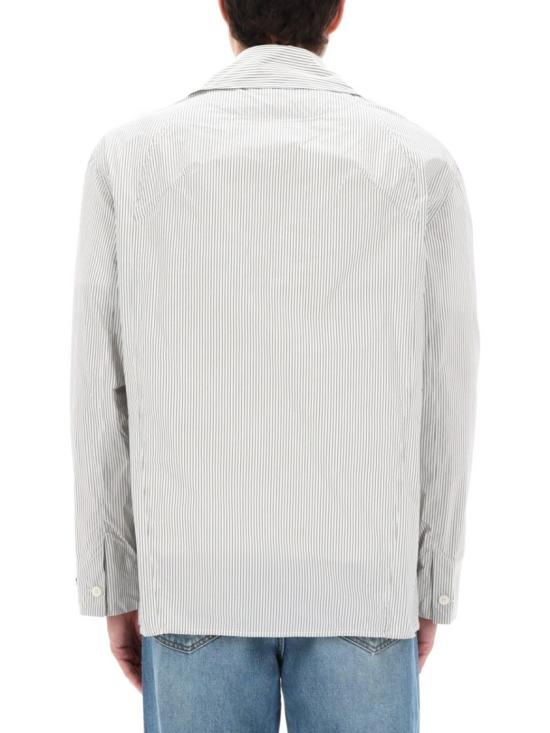 26SS 자크뮈스 스트라이프 칼라 긴팔 재킷 OUM00159AW0 07559DD Grey - JACQUEMUS