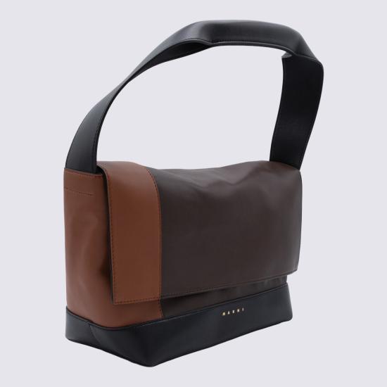 26FW 마르니 숄더백 SBMP0282U2 P8902ZP263 BARK SUDAN BLACK - MARNI
