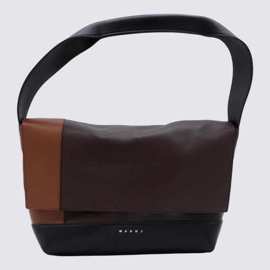 26FW 마르니 숄더백 SBMP0282U2 P8902ZP263 BARK SUDAN BLACK - MARNI