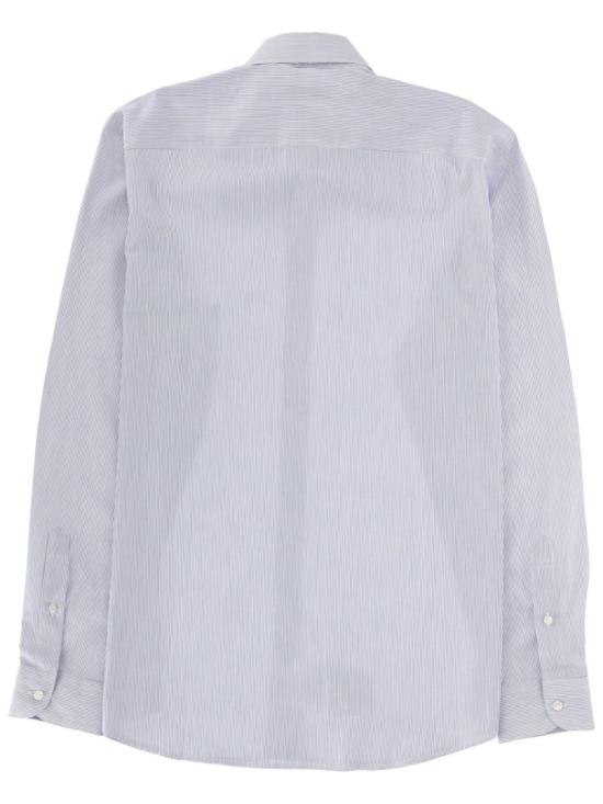 26SS 페이 긴팔 셔츠 NCMA1522 590ZBCU802 Blue - FAY