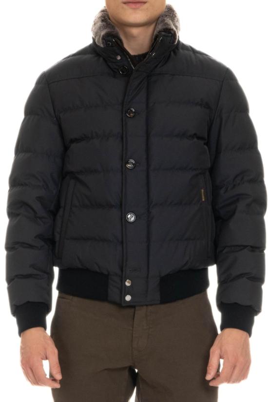  무레르 자켓 AUDENIO GF 2DARK BLU Blue - MOORER