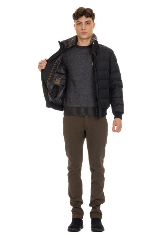  무레르 자켓 AUDENIO GF 2DARK BLU Blue - MOORER