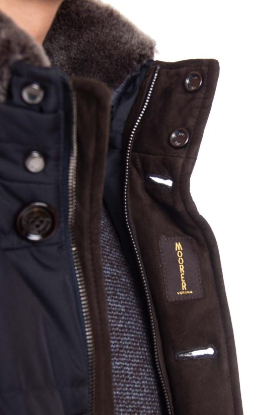  무레르 자켓 AUDENIO GF 2DARK BLU Blue - MOORER