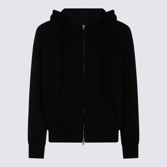 26FW 톰크롬 후드 티셔츠 MSJ71101 BLACK - THOM KROM
