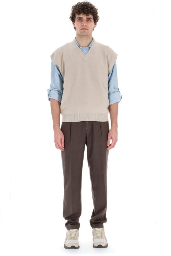 25SS 로베르토 콜리나 니트웨어 RB05232RB0504 Neutrals - ROBERTO COLLINA
