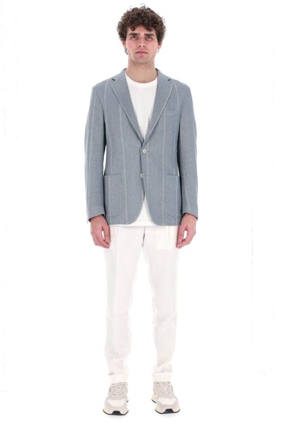 25SS 일레븐티 자켓 K70GIAI01 TES0K03908 Blue - ELEVENTY