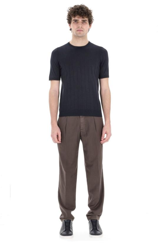 25SS 발바 반팔 티셔츠 23510 43516597 Blue - BARBA