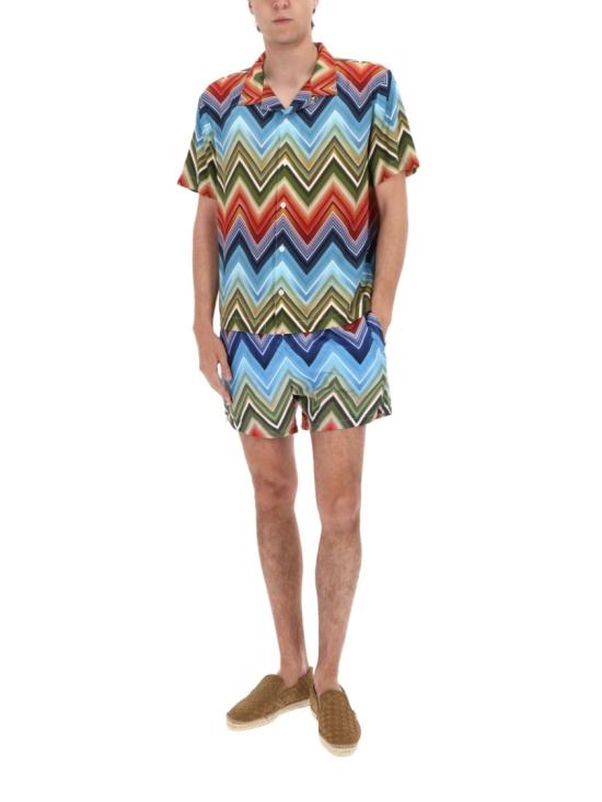 26SS 미소니 반팔 셔츠 BS26SJ01 BW010QSM9Z2 Multicolor - MISSONI