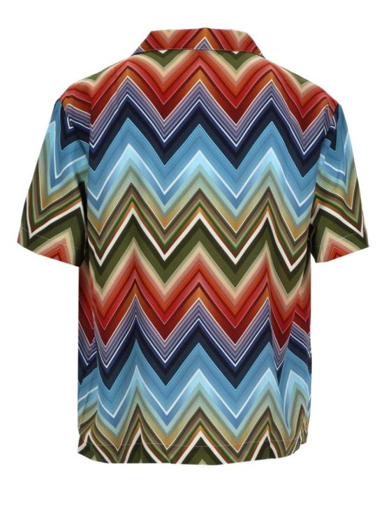 26SS 미소니 반팔 셔츠 BS26SJ01 BW010QSM9Z2 Multicolor - MISSONI