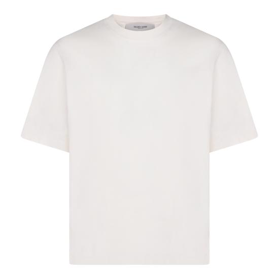 26FW 골든구스 반팔 티셔츠 GUP01873 P00157611560 HERITAGE WHITE - GOLDEN GOOSE