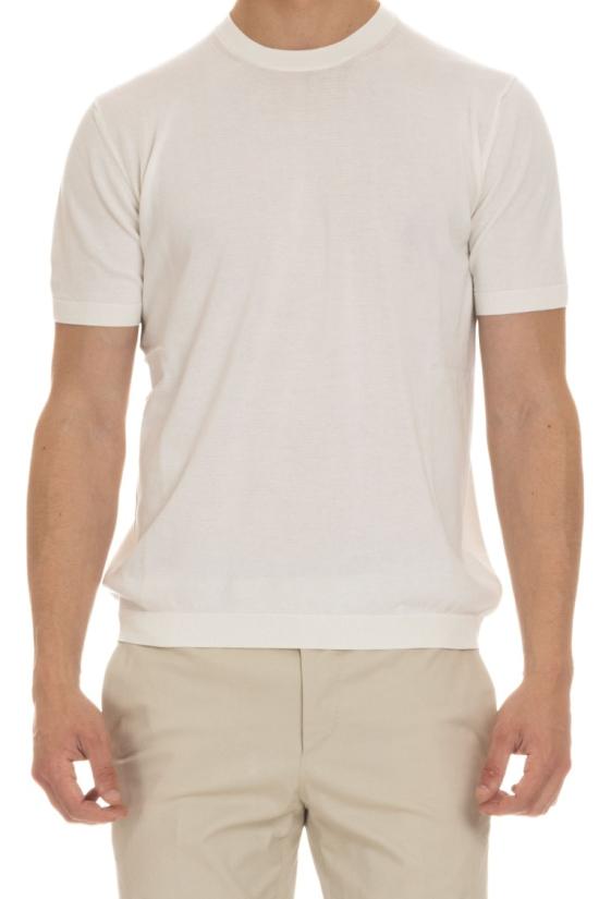  딸리아토레 반팔 티셔츠 FOX PWE24 0124E378 White - TAGLIATORE