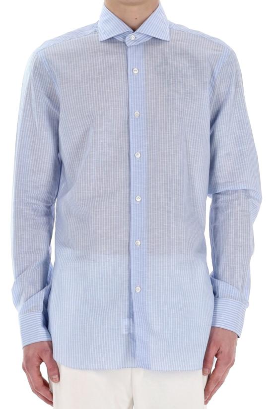 25SS 발바 셔츠 K1U13P0147126 U0001 Blue - BARBA