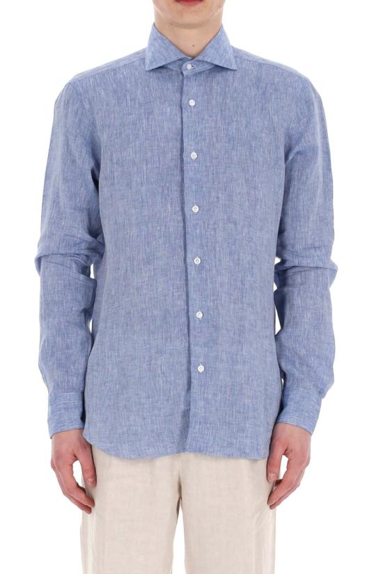 25SS 발바 셔츠 LIU13P0147067 U0004 Blue - BARBA