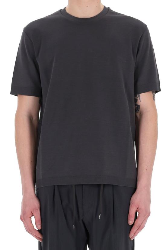 25SS 에르노 반팔 티셔츠 JG000206U9460 Grey - HERNO