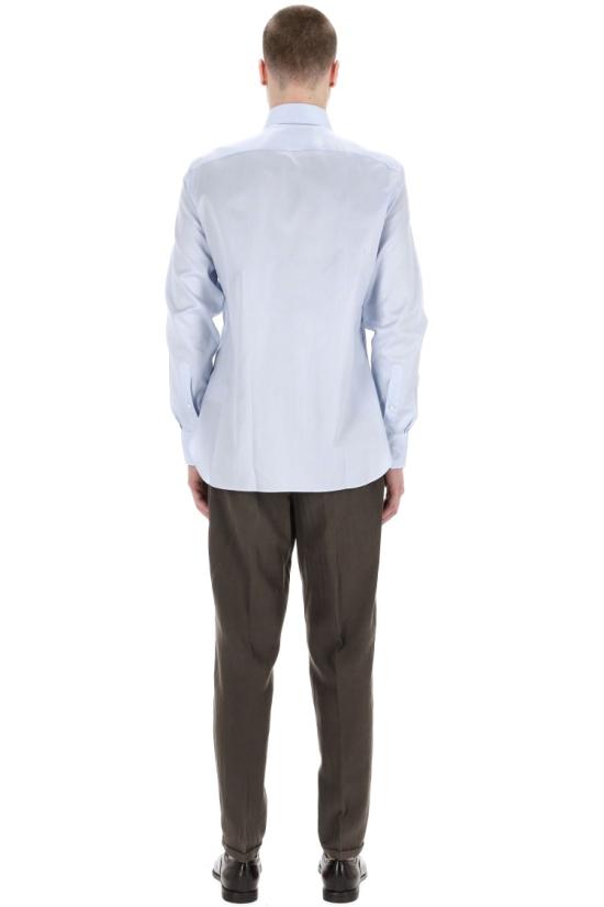 25SS 에르메네질도제냐 셔츠 903902A9 9MS0BAAZZ Blue - ERMENEGILDO ZEGNA