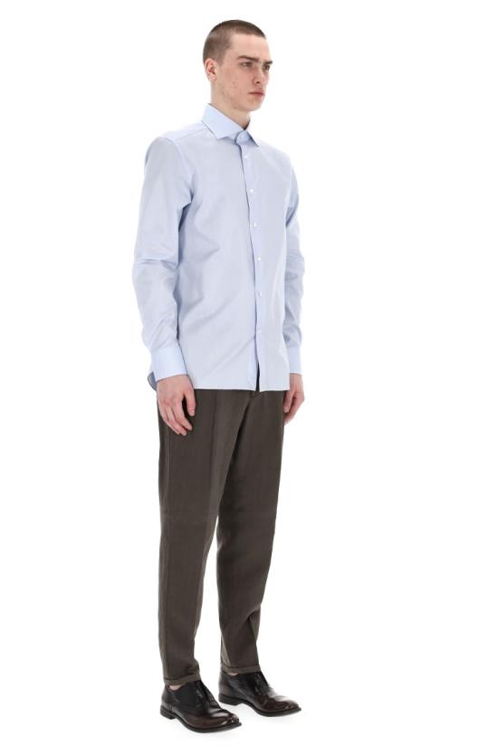 25SS 에르메네질도제냐 셔츠 903902A9 9MS0BAAZZ Blue - ERMENEGILDO ZEGNA