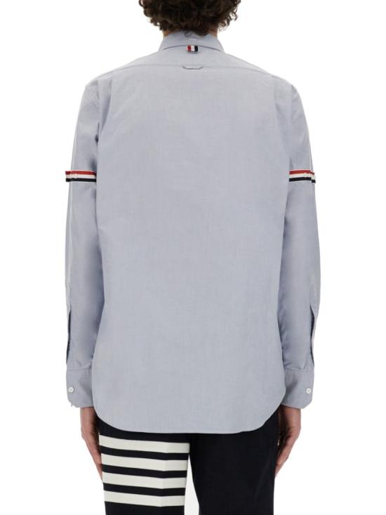  톰브라운 클래식 포플린 암밴드 셔츠 MWL150E 03113480 Blue - THOM BROWNE