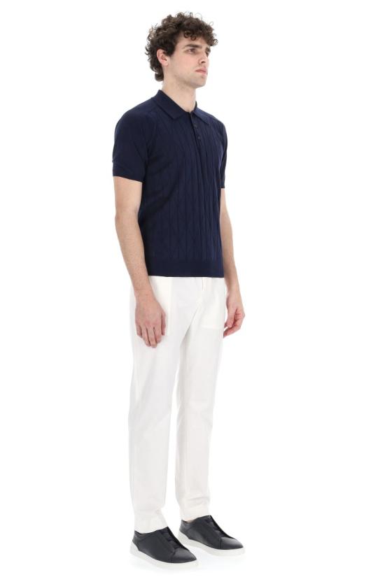 25SS 로베르토 콜리나 폴로 티셔츠 RB05424RB0510 Blue - ROBERTO COLLINA