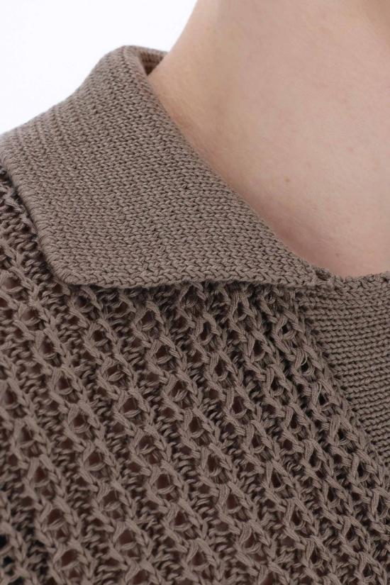 25SS 딸리아토레 폴로 티셔츠 ASCHER PWE25 02 2TAUPE Brown - TAGLIATORE