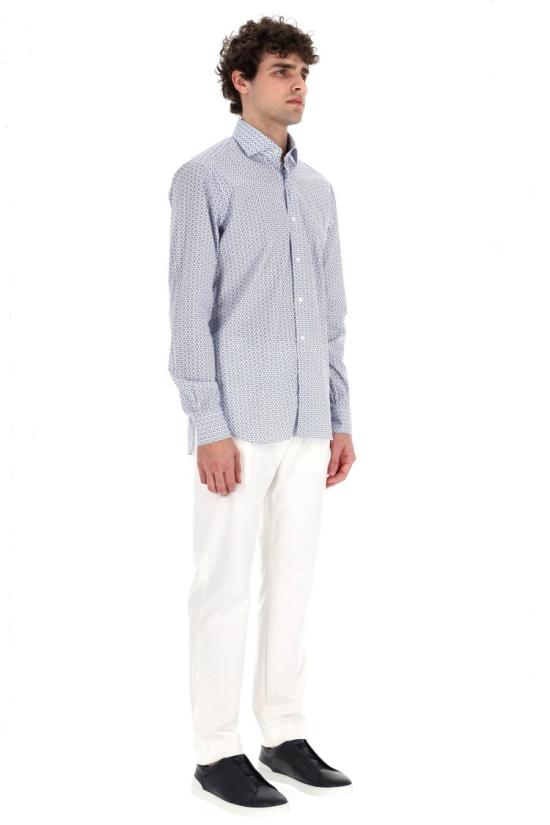 25SS 발바 셔츠 LIU13P0147132U0001 Blue - BARBA