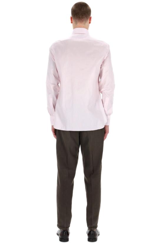 25SS 에르메네질도제냐 셔츠 903903A9 9MS0BAROSA Pink - ERMENEGILDO ZEGNA