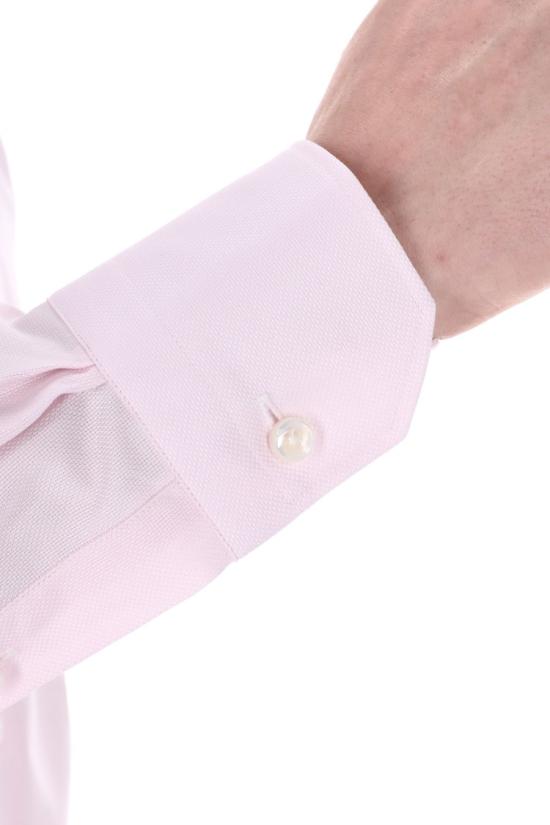 25SS 에르메네질도제냐 셔츠 903903A9 9MS0BAROSA Pink - ERMENEGILDO ZEGNA