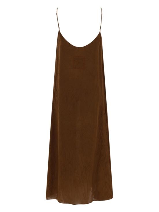  우마 왕 롱 원피스 UP5016 UW240 Brown - UMA WANG