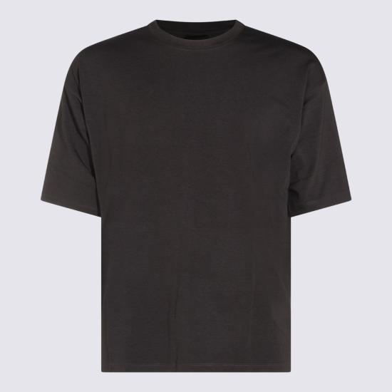 26FW 톰크롬 반팔 티셔츠 MTS98601 186 COLD BROWN - THOM KROM