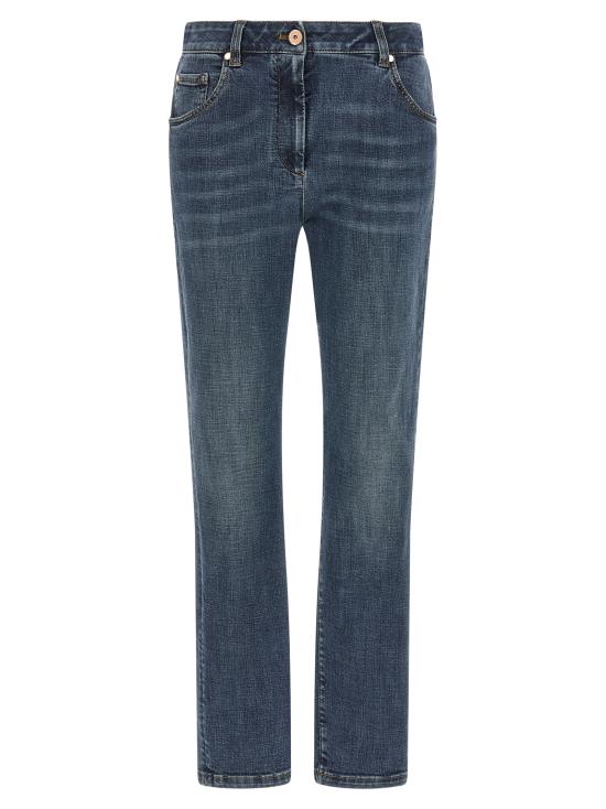 26FW 브루넬로 쿠치넬리 데님 팬츠 MB065P5679C8339 Blue