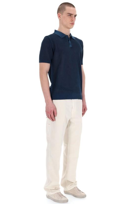 25SS 로베르토 콜리나 폴로 티셔츠 RB12124RB1210 Blue - ROBERTO COLLINA