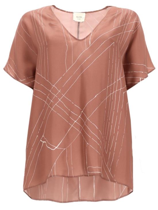 26SS 알리지 반팔 티셔츠 116297 P6223BLUSH Brown
