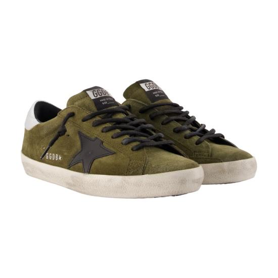 26FW 골든구스 슈퍼스타 스니커즈 GMF00101 F008697 36102 khaki - GOLDEN GOOSE