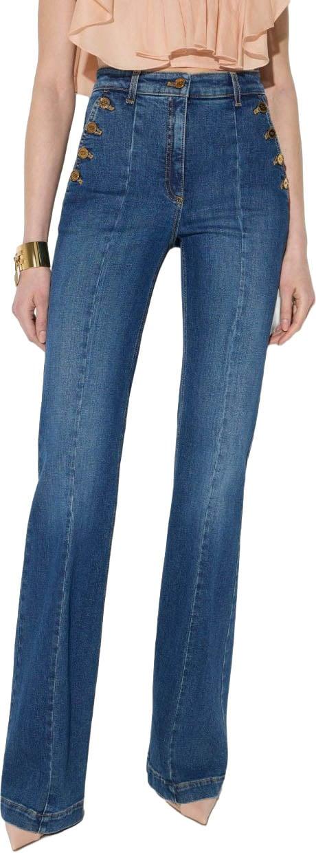 26FW 엘리자베타프랜치 데님 팬츠 PJ12D66E2139 BLUE - ELISABETTA FRANCHI