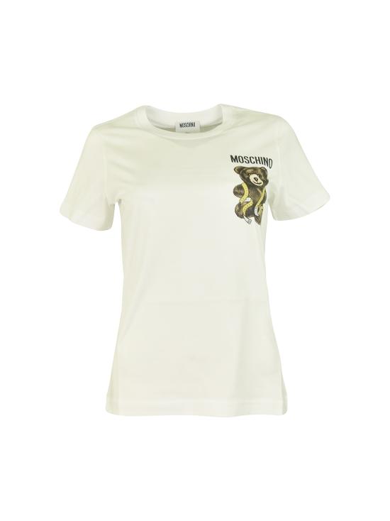 26FW 모스키노 반팔 티셔츠 A07085541 1001 - MOSCHINO