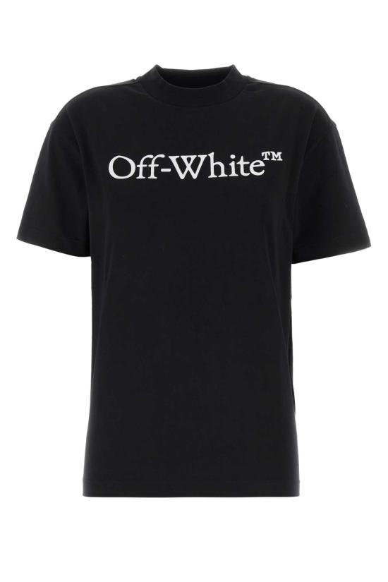 26FW 오프화이트 반팔 티셔츠 2FA00677T W003 Black