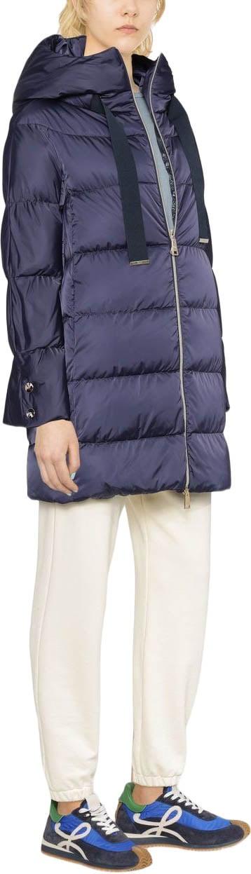 26FW 에르노 새틴 A-셰이프 재킷 PI1304D12170Z9202 NAVY - HERNO