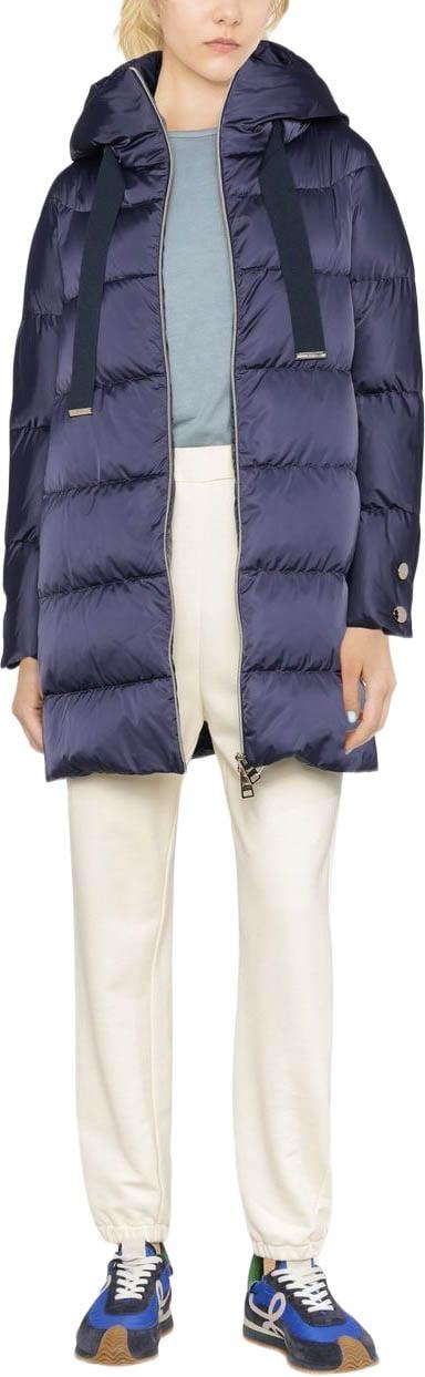 26FW 에르노 새틴 A-셰이프 재킷 PI1304D12170Z9202 NAVY - HERNO