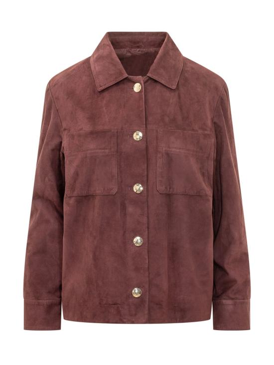 26FW 에스막스마라 무스탕 2629446041600 003 DARK RUBY