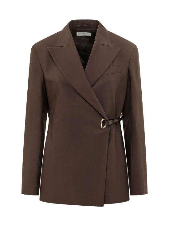 26FW 스포트막스 수트 자켓 2622046011600 002 CIOCCOLATO
