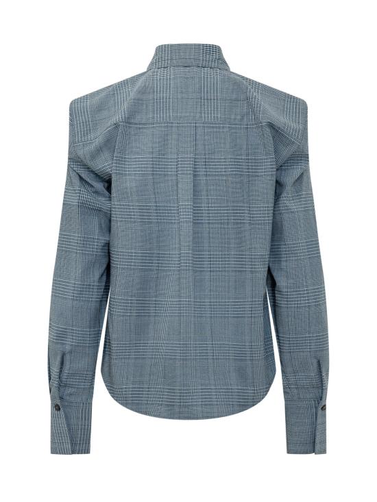 26FW 이로 셔츠 WP18LIDJA BLE08 MIXED BLUE CHECK - IRO