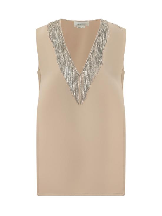 26FW 스포트막스 민소매 티셔츠 2622166031600 001 BEIGE